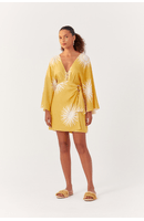 Vestido Linho Estampa Solare