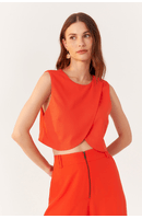 Blusa Linho Transpassada
