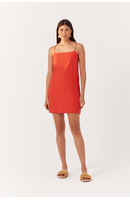 Vestido Curto Linho Retinho