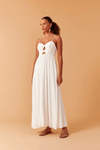 Vestido Longo Crepe Nó Duplo Frente