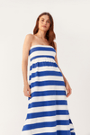 Vestido Estampa Listra Azul