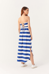 Vestido Estampa Listra Azul