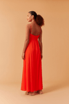 Vestido Longo Crepe Nó Duplo Frente