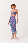 Top Tule Estampa Feito Flor