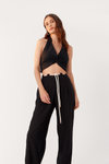 Calça Linho Cordão Cadarço