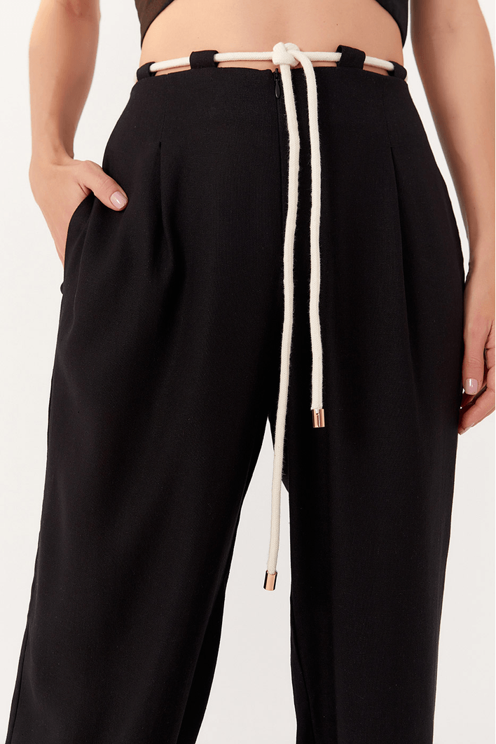 Calça Linho Cordão Cadarço