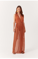 Vestido Tule Plissado