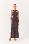 Vestido Cropped Algodão Estampa Bossa