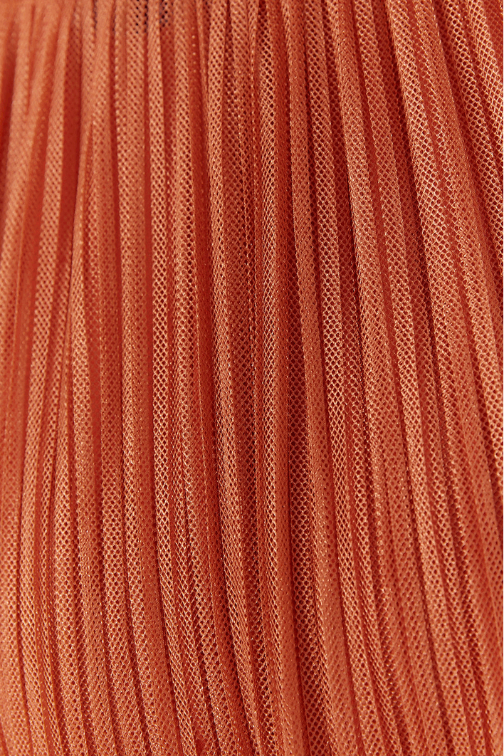 Vestido Tule Plissado