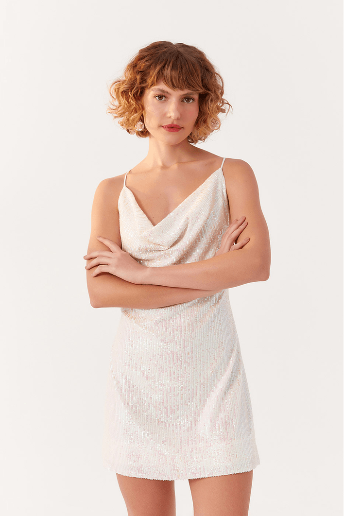 Vestido Curto Paetê