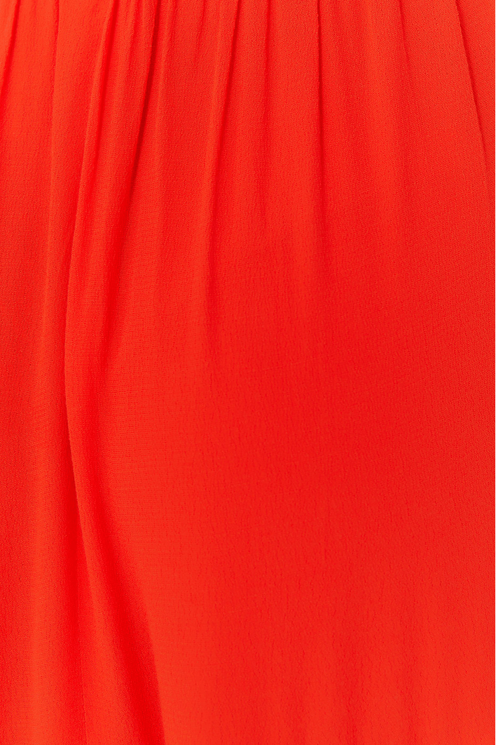 Vestido Longo Crepe Alça Diagonal