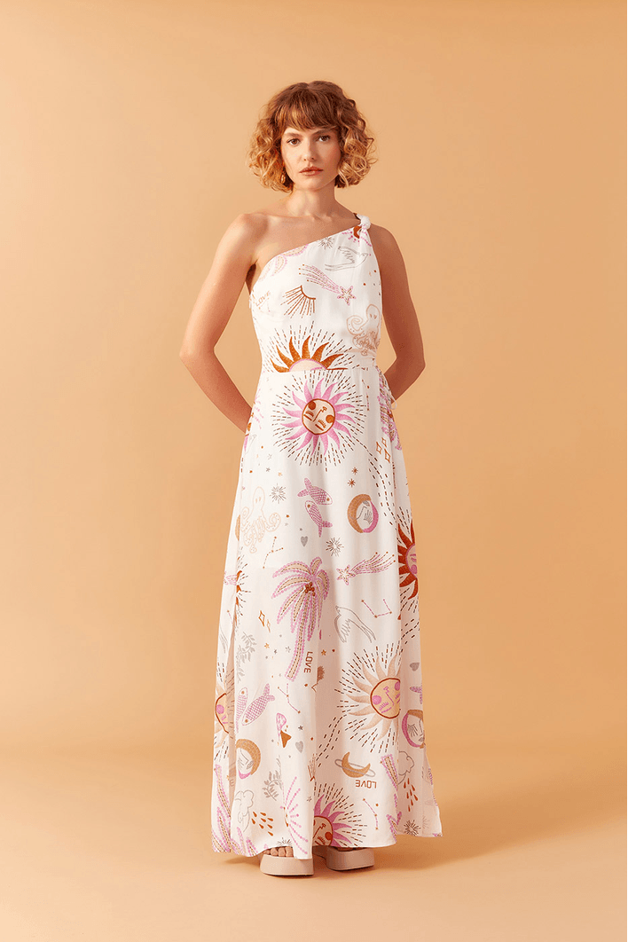 Vestido Cropped Estampa Encantada