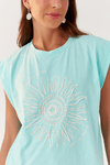Cropped Bordado Sol