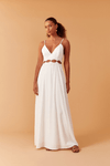 Vestido Longo Com Metais