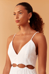 Vestido Longo Com Metais