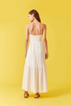 Vestido Linho Cropped Bordado Rechilieu