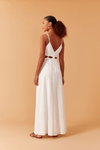 Vestido Longo Com Metais