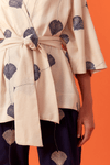 Kimono Bordado Faixa Cintura