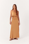 Vestido Franzido Cintura Jersey