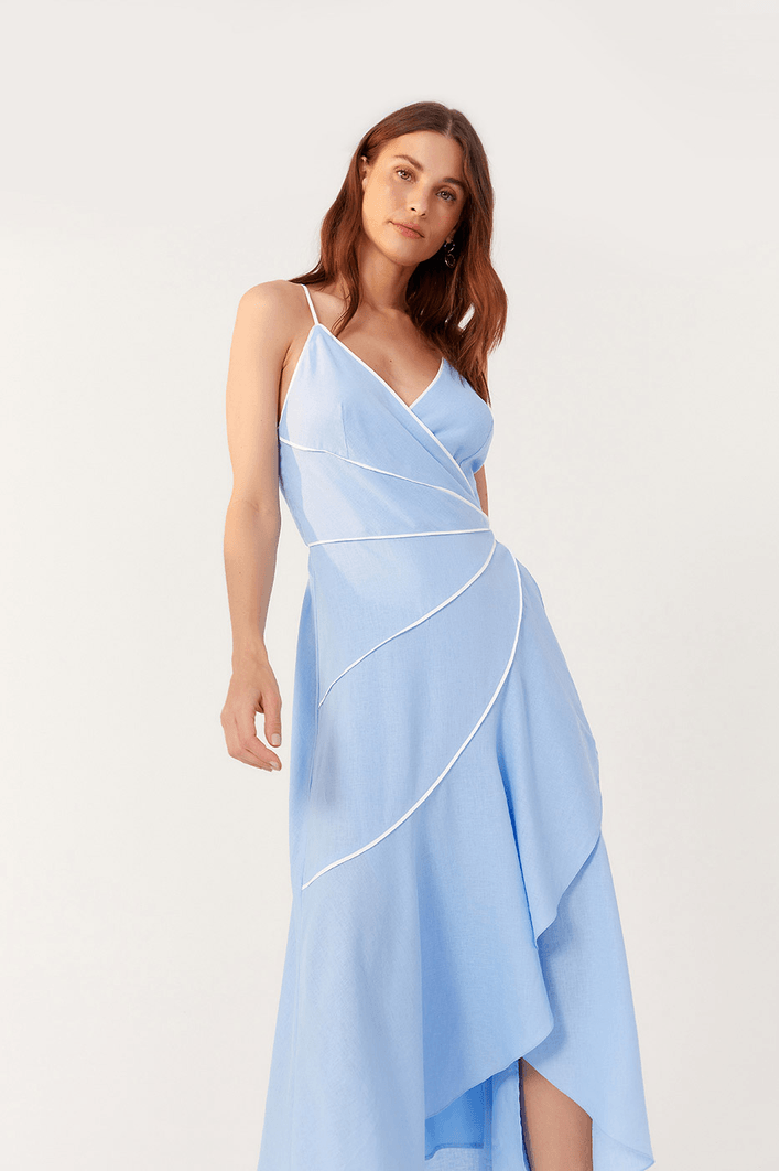 Vestido Cropped Detalhe Vies