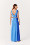 Vestido Longo Crepe Color