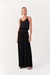 Vestido Franzido Cintura Jersey