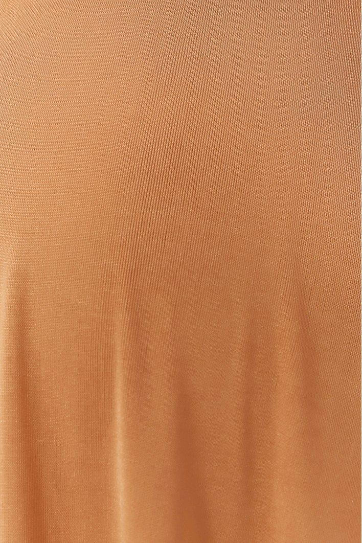 Vestido Franzido Cintura Jersey