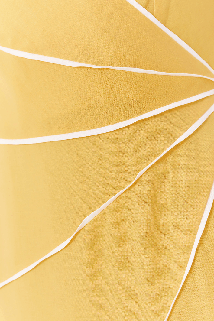 Vestido Cropped Detalhe Vies