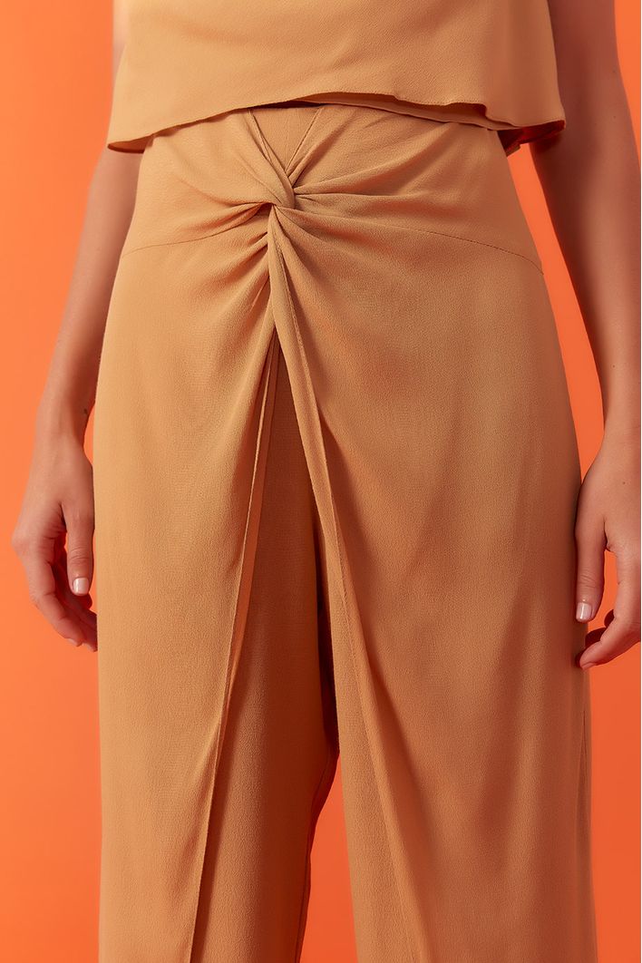 Calça Crepe Nó Frente