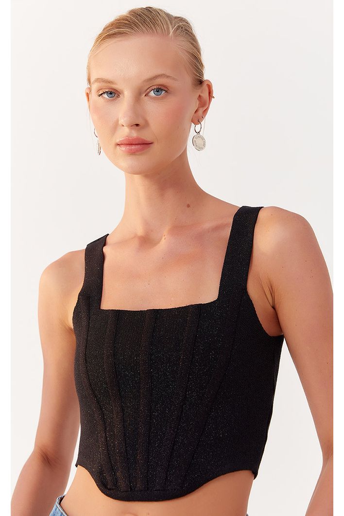 Corselet Tricot Brilho