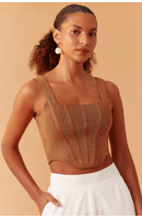 Corselet Tricot Brilho