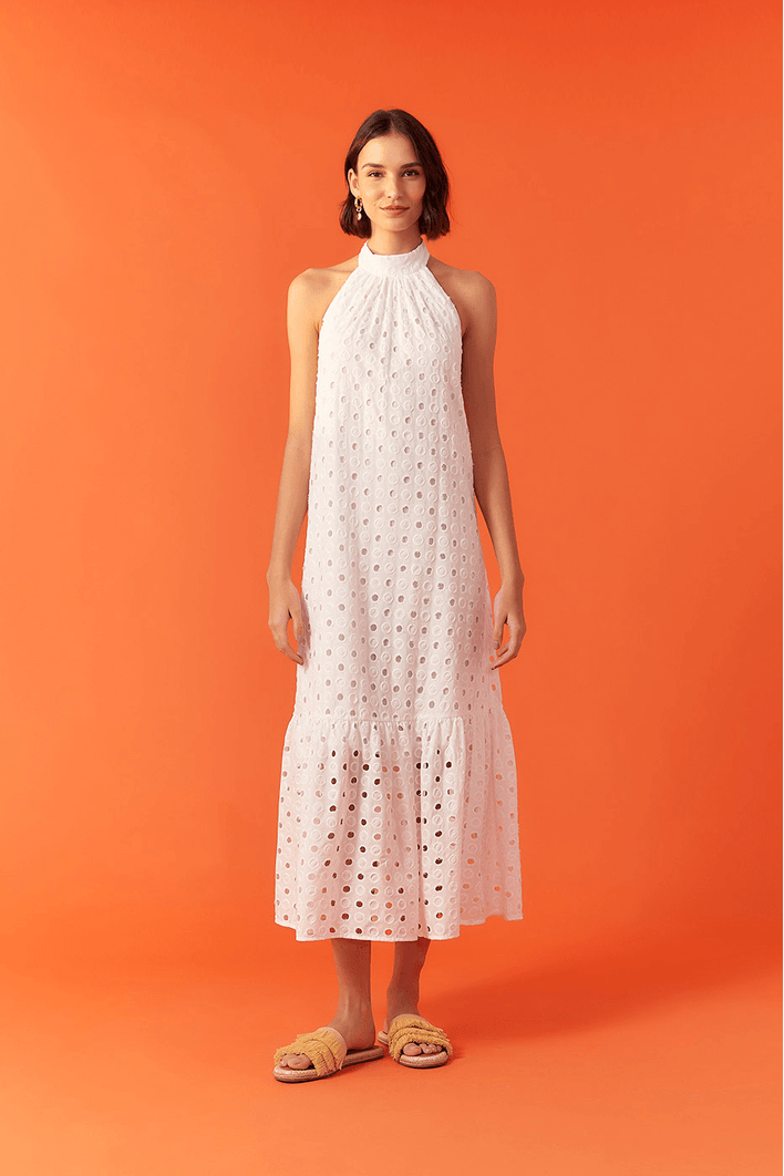 Vestido Laise Cropped Gola Alta