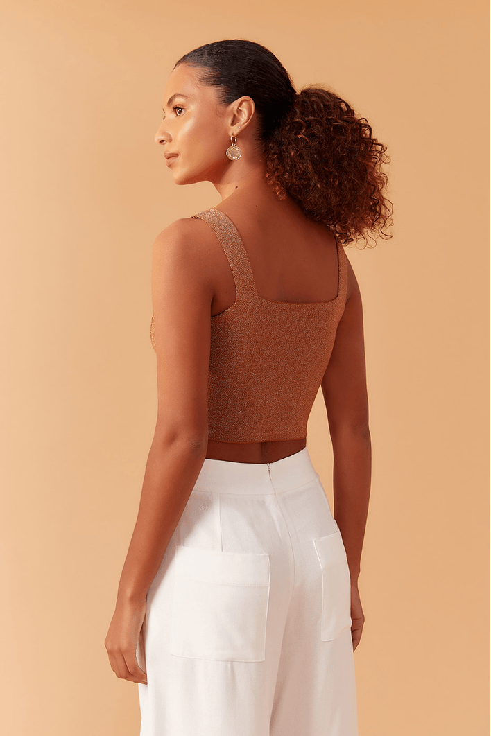 Corselet Tricot Brilho