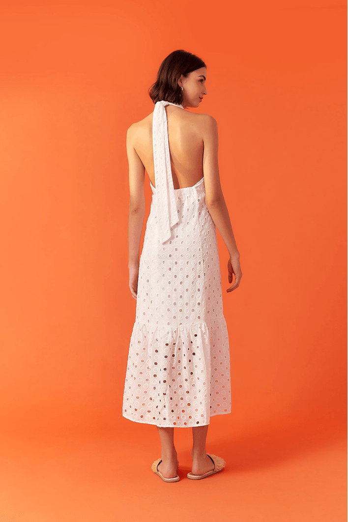 Vestido Laise Cropped Gola Alta