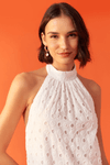 Vestido Laise Cropped Gola Alta