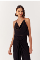 Blusa Crepe Decotada
