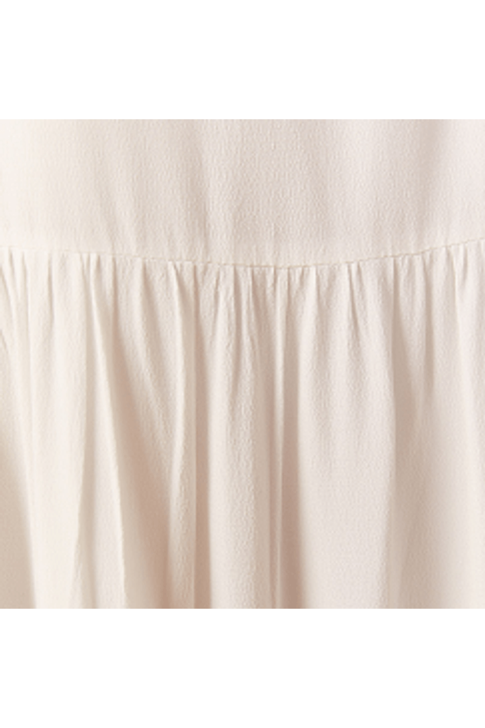 Vestido Longo Crepe Decote Gota