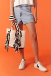 Bolsa Crochê Franja