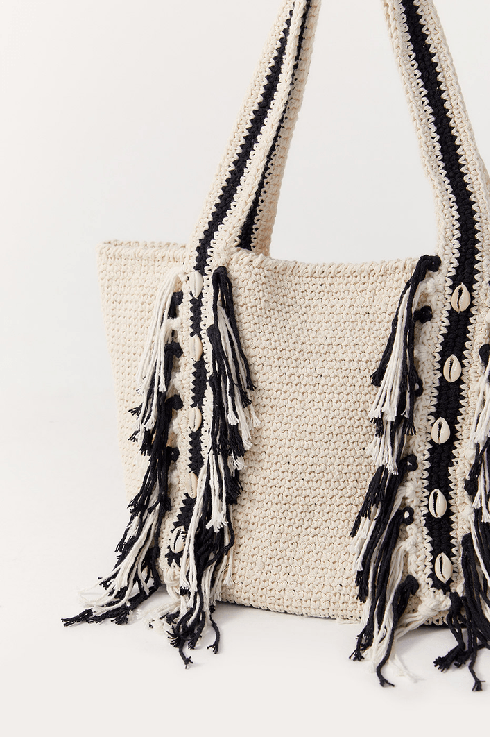 Bolsa Crochê Franja