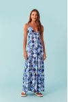 Vestido Longo Estampa Senilia
