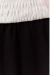 Vestido Longuete Crepe Bicolor