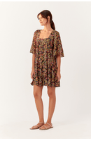 Vestido Lurex Estampa Água Doce
