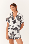 Pijama Camisa Estampa Mergulho