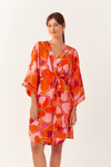 Kimono Estampa Flower Power