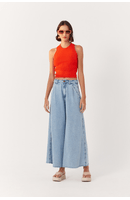 Calça Jeans Prega