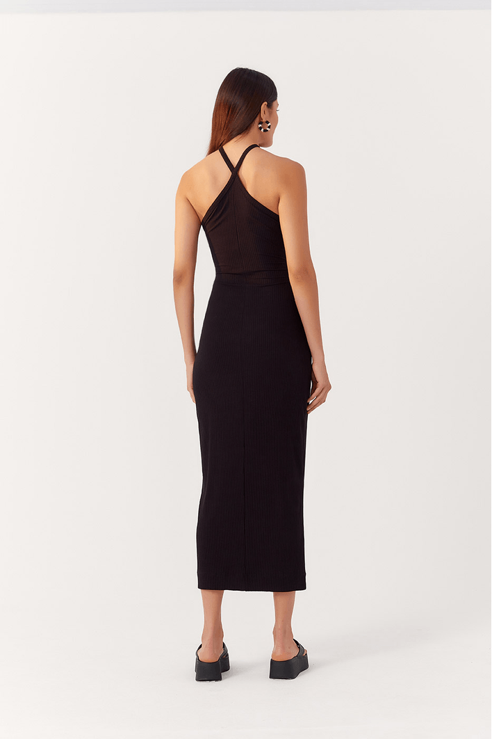 Vestido Canelado Malha
