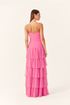 Vestido Longo Alças Tule