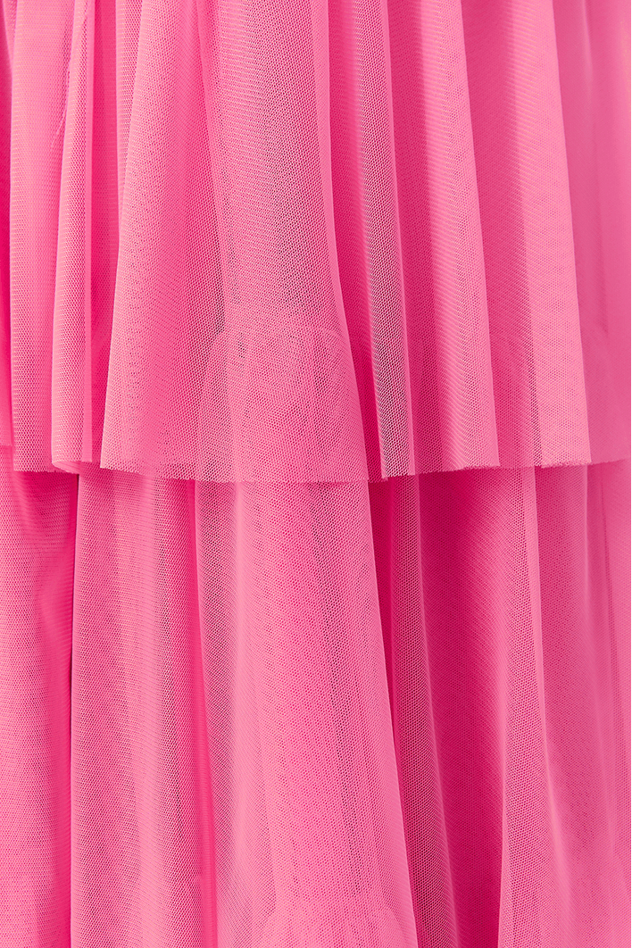 Vestido Longo Alças Tule