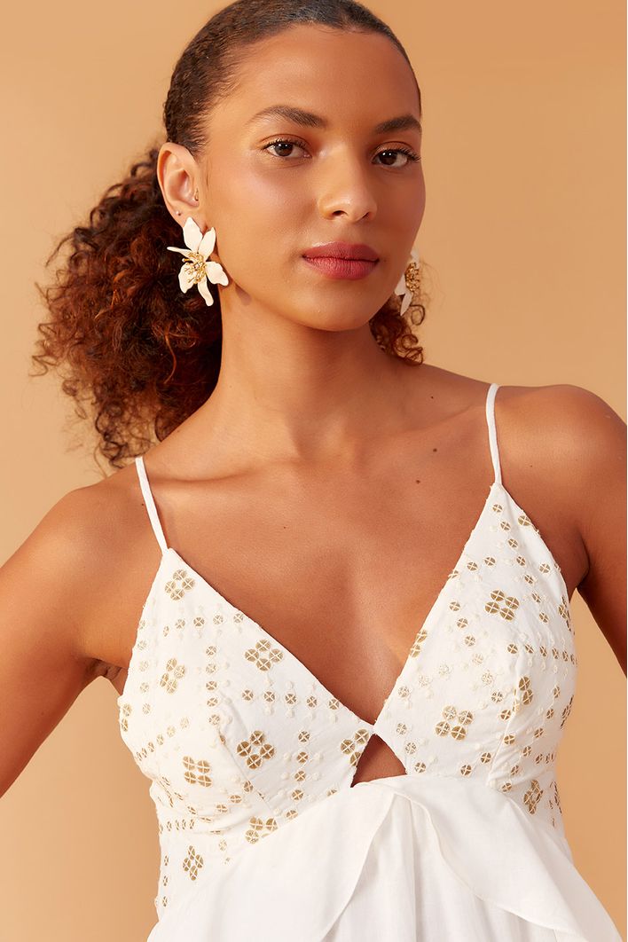 Vestido Longo Busto Paetê