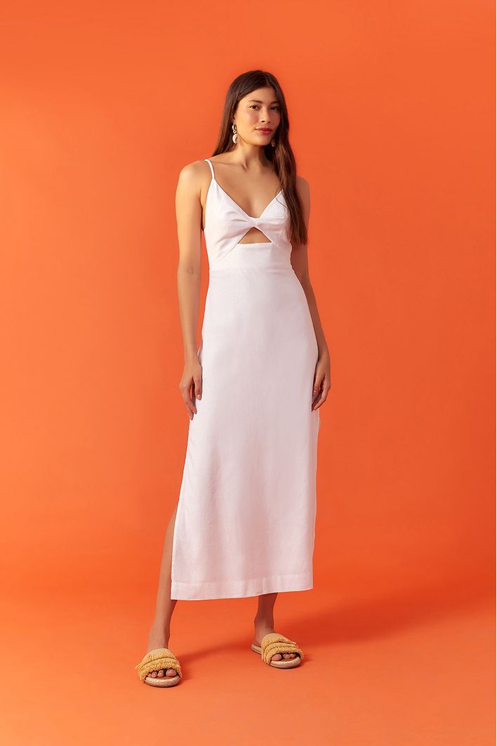 Vestido Cropped Busto Torcido